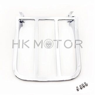 HONGK- 2-UP Four Bar Sport Luggage Rack Compatible with Harley 04 & up XL models 02-05 Dyna [B06W2KXGSK]