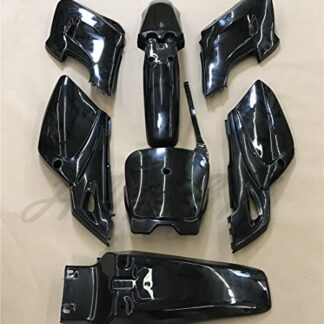 HONGK- 7 PCs Black Plastic Fairing Body Cover Kits Compatible with Baja Dirt Runner 125 [B076XXKZ6J]