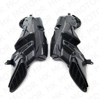 HONGK- ABS Plastic Ram Air Intake Tube Duct Compatible with Suzuki GSXR600 GSX-R 750 2008-2010 Black [B01MSMSZBV]