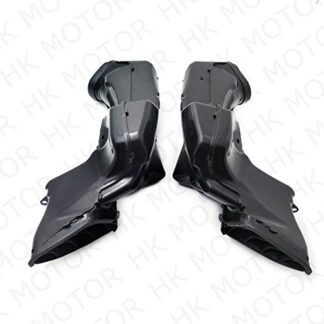 HONGK- ABS Plastic Ram Air Intake Tube Duct Compatible with Suzuki GSXR600 GSX-R 750 2008-2010 Black [B01N2HKXL5]