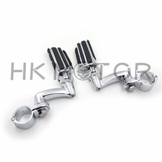 HONGK- Adjustable Lightning FootPeg 1.5" Compatible with Honda GoldWing VTX1300 Shadow Valkyrie Chrome [B06XP95LY7]