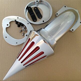HONGK- Air Cleaner Kits intake filter Compatible with Yamaha Vstar V-Star 650 all year 1986-2012 CHROME [B01BW4PWQE]