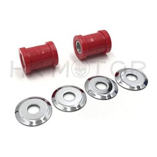 HONGK- Alloy Art Heavy-Duty TPU Handlebar Riser Bushings #HD-2 Compatible with Harley Davidson [B07LFBDQMZ]