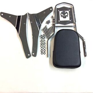 HONGK- Awesome Skull Zombie Style Backrest Sissy Bar Compatible with Suzuki Boulevard M50 C50 Volusia VL800 VZ800 VL800 VL800T [B01BI8QGZA]