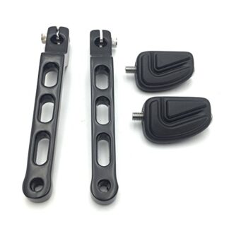 HONGK- Black AirFlow Groove Shifter Pegs Gear Shift Foot Lever Compatible with Harley Softail Slim FLS Fat Boy FLSTF Road King FLHR Electra Glide Ultra CVO Street Glide FLHX Road Glide [B01ETS44VE]