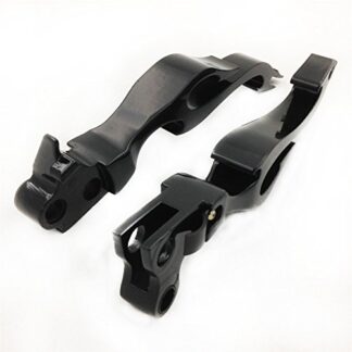 HONGK- Black Brake Clutch Flame Lever Compatible with Harley Davidson Xl Sportster 883 1200 Softail [B01C0SQYKY]
