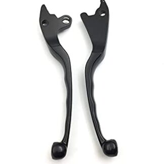 HONGK- Black Brake Clutch Skull Hand Levers Compatible with Suzuki Intruder 800 1400 1500 [B01BW4SKQ8]