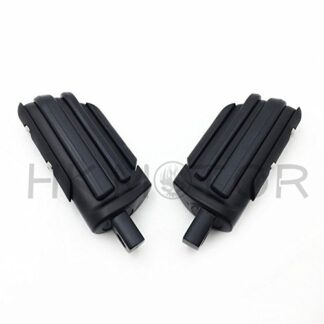 HONGK- Black Footrest Foot Pegs Compatible with Harley Davidson Dyna Glide Sportster 883 1200 [B06XJ9YRK6]