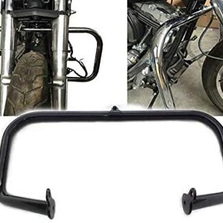 HONGK- Black Highway Rail Engine Guard Crash Bar Compatible with Harley Touring 1997-2008 (Road King FLHR/Street Glide FLHX/Ultra Classic FLHTCU) [B01LP9L6J8]