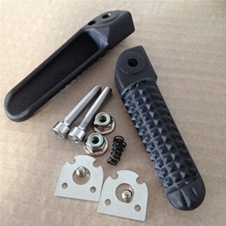 HONGK- Black Rear Foot Pegs Footrest Compatible with Yamaha Yzf-R1 Yzf-R6 Yzf R6 R1 1999-2011 [B01C0SUQA8]