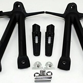 HONGK- Black Rear Passenger Foot Peg Bracket Compatible with Suzuki Gsx-R Gsxr1000 2007 2008 [B01C0SUCTS]