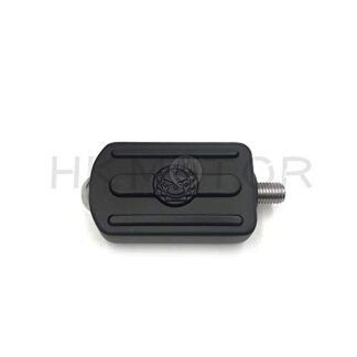 HONGK- Black Skull shifter peg/Toe Heel Rest Peg Compatible with Fits Harlye Davidson 1984-2016 all models (except '06-later VRSC models with forward controls and '08-'13 XR) [B07FDRYHQY]