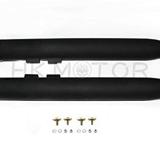 HONGK- Black Tappered Slip 3.5" On Exhaust Pipes Compatible with Harley Touring 95-16 15 [B076JB92TW]