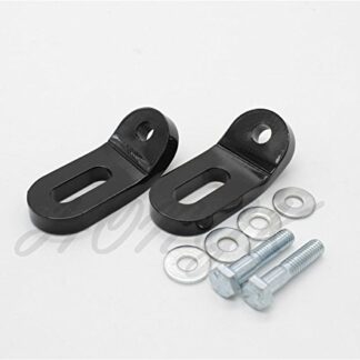 HONGK- Black Touchless Tie-Downs Mount Bracket Compatible with Harley Touring Electra Glide FLHR [B077BTGGQR]