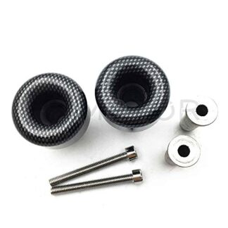 HONGK- Carbon No Cut Frame Slider Compatible with 98-02 Kawasaki Zx6R 98-03 Zx9R 2001-2004 Zx12R [B01BW4POPI]