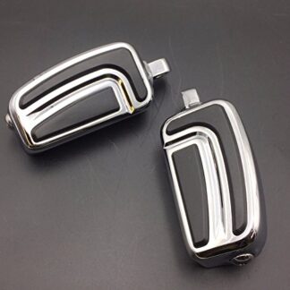 HONGK- Chrome AirFlow Arrow Foot Rest Foot Pegs Compatible with 1984 and up Harley Davidson Ultra Limited Road King FLHR V Rod Freewheeler Breakout XLH Sportster Rocker Sportster 883 [B01ETS486A]