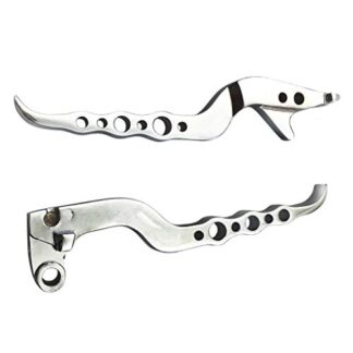 HONGK- Chrome Billet Brake Clutch Lever Compatible with Yamaha Yzf R1 Yzfr1 Yzf-R1 1998-2003 [B01C0SRCO6]
