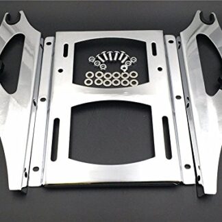 HONGK- Chrome Detachable Tour-Pak Mounting Bracket Fender Luggage Rack Shelf Compatible with 2009-2013 Harley Touring FLHRFLHRC FLHT FLHX FLTR FLTRX FLHRSE5 FLHXSE FLTRSE3 FLTRXSE [B01C3JWZLC]