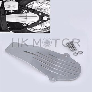 HONGK- Chrome Iron Plate Drive Shaft Cover Compatible with V-Star 650 1100 Classic Custom 128MM [B06VVTSKCJ]