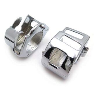 HONGK- Chrome Switch Housing Cover Compatible with Suzuki Marauder 1600 Boulevard M95 1992-2012 [B01C0SXB46]