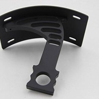 HONGK- Curved Side License Plate Tag Holder Bracket Compatible with Cbr 600Rr 1000Rr Black [B01C0SROP8]