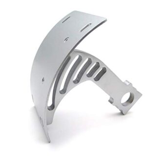 HONGK- Curved Side Mount License Plate Tag Holder Bracket Compatible with Cbr 600Rr 1000Rr [B01C0SRP6Q]