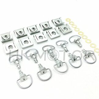 HONGK- DZUS Quarter Turn Quick Release Fairing Fasteners 15mm D Ring Bolts Studs Clips [B06XJ5WZM6]
