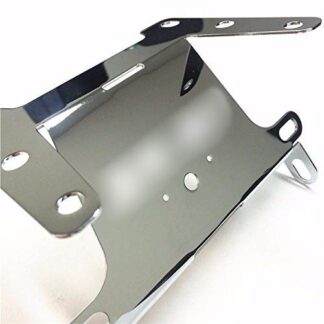 HONGK- Fender Eliminator Tidy Tail Compatible with 2004-2006 Kawasaki Ninja Zx10R Zx-10R Chrome See description Compatible with detail [B01BW4OROC]