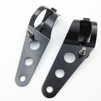 HONGK- Fork Clamp Headlight Mounting Brackets Compatible with Motorcycles with 28mm-38mm Tubes [B01C0STLPY]