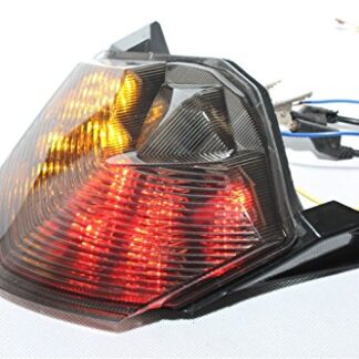 HONGK- Led Tail Brake Light Compatible with Kawasaki Z750 Z1000 Zx-10R Zx1000 Zx-6R Zx600 Smoke [B01BN0N6W4]