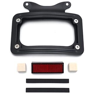 HONGK- License Plate Mounting Kit Compatible with Road Glide Custom FLTRX 2010-2014 FLHX BLACK [B01DQ070UI]