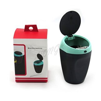 HONGK- Mini Portable Ashtray Cigarette Cup Car Butt Bucket Smoke Ash Holder Blue [B078JN2RYW]