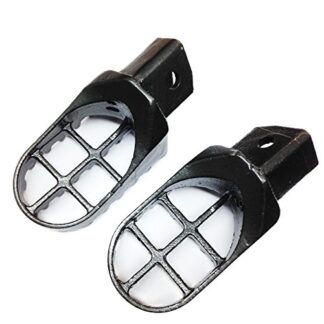 HONGK- Motocross MX Dirt Bike Racing Foot Pegs Compatible with Yamaha PW50 PW80 TTR90 TW200 Gray [B01BI83BL2]