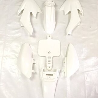 HONGK- Motorctcly White Plastic Fender Kit Body Work Fairing Kit Compatible with CRF XR XR50 CRF50 Clone 125CC Pit Dirt Bike [B01BI85VII]
