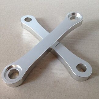 HONGK- Motorcycle Bike Silver Lowering Links Compatible with 1987-2007 Kawasaki Kl Klr 650 [B01BI80MLY]