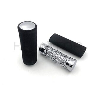 HONGK- Motorcycle Foam Anti Vibration Comfort Handlebar Grip Cover Compatible with Harley BMW [B07JNGZRB9]