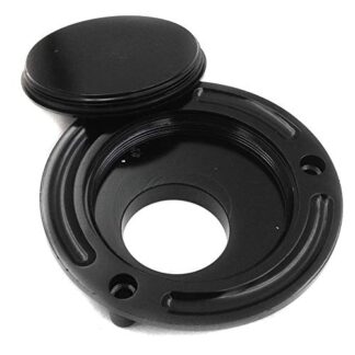 HONGK- Motorcycle Keyless Gas Cap Fuel Tank Compatible with Yamaha Yzf-R6 Yzfr6 Yzf R6 Black [B01C0SUWLG]