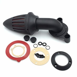 HONGK- Motorcycle Matte Black Bullet Air Cleaner Kits Compatible with 1991-2006 Harley Davidson Xl Models Sportstar [B01CLU8A7Q]