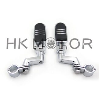 HONGK- No.117-1" Highway Radical Flame Foot Pegs Clamps Compatible with Harley Sportster 883 1340 XL1200 [B06XPRS97B]