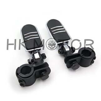 HONGK- No.117-1" or 1 1/4" Radical Flame Foot Peg Clamp Compatible with Harley Sportster 883 1340 [B06XPVL92D]