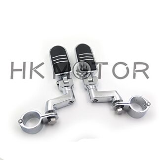 HONGK- No.117-1.5" Highway Radical Foot Pegs Clamps Compatible with Harley Sportster 883 1340 XL1200 [B06XPCB7BM]