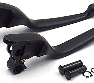 HONGK- Parts Black Brake Clutch Hand Lever Compatible with Harley 2008-2013 Touring and Trike models 2014-later FLHR and FLHRC (DOES NOT fit models equipped with hydraulic clutch) [B01C0SRR8C]