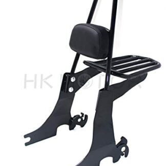 HONGK- Passenger sissybar backrest luggage rack Compatible with Harley Sportster 94-03 [B07JNF9RNK]
