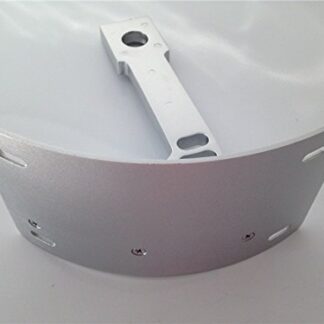 HONGK- Polished Curved Mount License Plate Tag Holder Bracket Compatible with Warrior V-Max [B01C0SRSFO]