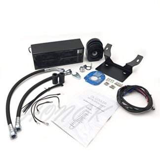 HONGK- Reefer Oil Cooler Fan Cooling System Compatible with Harley Touring Models 1999-2008 Black [B076J9JJN7]