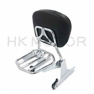 HONGK- Sissy Bar Passenger Backrest Luggage Rack Compatible with Softail Standard FXST 00-05 Detachable [B07F6TSZ2F]