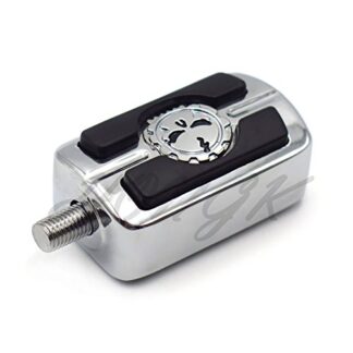 HONGK- Skull Shifter Peg Compatible with Harley Electra Wide Super Low Glide Softail XLX CHROMED [B07FJPKYKW]