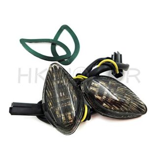 HONGK- Smoke Led Flush Mount Turn Signal Compatible with Cbr 919 600 F3/F4/F4I 600Rr 1000Rr [B01BW4P1UQ]