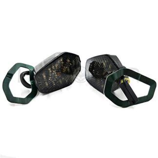 HONGK- Smoke Led Turn Signal Lights Compatible with Suzuki Gsxr 600 750 1000 2001 2002 2003 2004 [B01BW4P7FU]