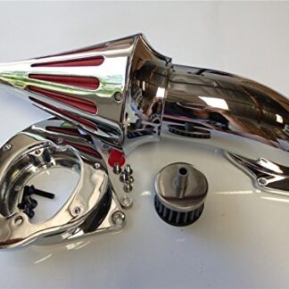 HONGK- Spike Air Cleaner Intake Kits Compatible with Kawasaki Vulcan 800 Classic 1995-2012 Chrome [B01BW4Q23G]